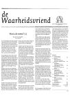 Wat is de mens? [I]