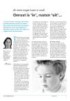 Onrust is ‘in’, rusten ‘uit’…