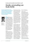Zonde: versmading van Gods liefde