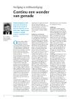 Continu een wonder van genade