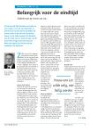Belangrijk voor de eindtijd