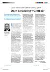 Open benadering vruchtbaar