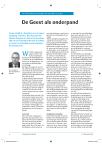De Geest als onderpand