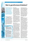 Wat is gereformeerd denken?
