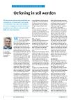 Oefening in stil worden