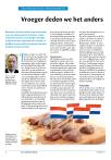 Vroeger deden we het anders