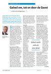 Gebed om, tot en door de Geest
