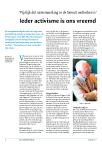 Ieder activisme is ons vreemd