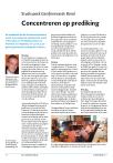 Concentreren op prediking