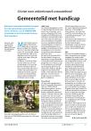 Gemeentelid met handicap