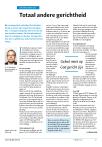 Totaal andere gerichtheid