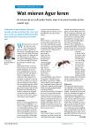 Wat mieren Agur leren