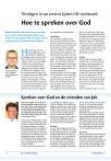 Hoe te spreken over God