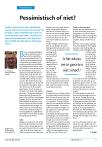 Pessimistisch of niet?