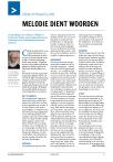 Melodie dient woorden