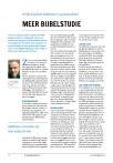 MEER BIJBELSTUDIE
