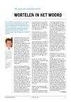 WORTELEN IN HET WOORD