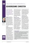 GEHOORZAME CHRISTEN