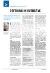 OEFENING IN OVERGAVE