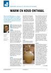 WARM EN KOUD ONTHAAL