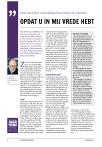 OPDAT U IN MIJ VREDE HEBT