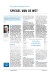 SPIEGEL VAN DE WET