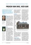 PREKEN VAN DRIE, VIER UUR