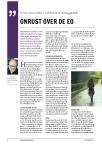 ONRUST OVER DE EO