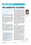 DRIE GENERATIES IN GESPREK