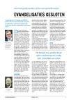 EVANGELISATIES GESLOTEN