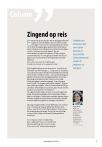 Zingend op reis