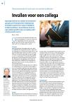Invallen voor een collega