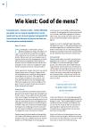 Wie kiest: God of de mens?