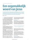 Een ongemakkelijk woord van Jezus