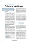 Profetische prediking nu
