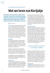 Wat we leren van Kortjakje