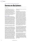 Dorens en disclaimers