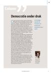 Democratie onder druk