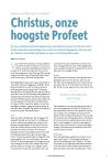 Christus, onze hoogste Profeet