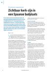 Zichtbaar kerk-zijn in een Spaanse badplaats