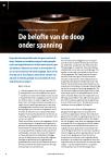 De belofte van de doop onder spanning