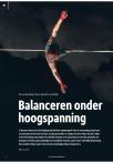 Balanceren onder hoogspanning